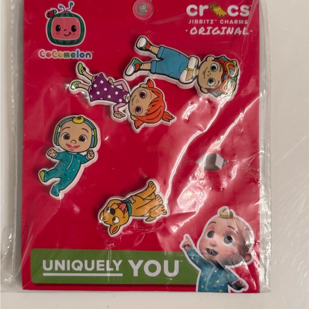 Coco Melon Crocs Jibbitz Charms Set - 4 Multicolor NWT